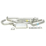 Dual - 3"/2.5" Cat-Back System - Ultra Flo™ Welded Muffler