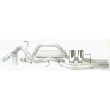 Dual - 2.5" Cat-Back System - Ultra Flo™ Polished Muffler