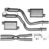 Dual - 3" Cat-Back System - Ultra Flo™ Welded Mufflers