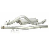 Single - 3" Cat-Back System - Ultra Flo™ Welded Muffler