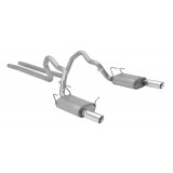 Dual - 2.5" Cat-Back System - Ultra Flo™ Welded Mufflers