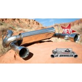 Dual - 2.5" Axle-Back System - Super Turbo™ Muffler - 39536