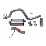 Single - 3" Cat-Back System - Ultra Flo™ Welded Muffler