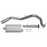 Single - 3" Cat-Back System - Ultra Flo™ Welded Muffler