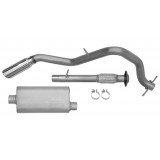 Single - 3" Cat-Back System - Ultra Flo™ Welded Muffler