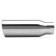 304 Polished Stainless Steel Tip - Double Wall - Inlet Dia.: 2.75" - Outlet Dia.: 4" - Overall Length: 12"