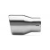 304 Polished Stainless Steel Tip - Double Wall - Inlet Dia.: 2.75" - Outlet Dia.: 4" - Overall Length: 6"