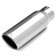 304 Polished Stainless Steel Tip - Single Wall - Inlet Dia.: 3" - Outlet Dia.: 4" - Overall Length: 12"