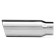 304 Polished Stainless Steel Tip - Single Wall - Inlet Dia.: 3" - Outlet Dia.: 4" - Overall Length: 12"