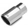 304 Polished Stainless Steel Tip - Single Wall - Inlet Dia.: 2.5" - Outlet Dia.: 3" - Overall Length: 6"